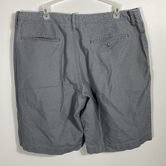 🌸J Crew Men's Gray Casual Linen Shorts size 36 - Picture 3 of 9